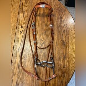 Horse Tack New Western Silver Show Browband Horse Bridle Complete